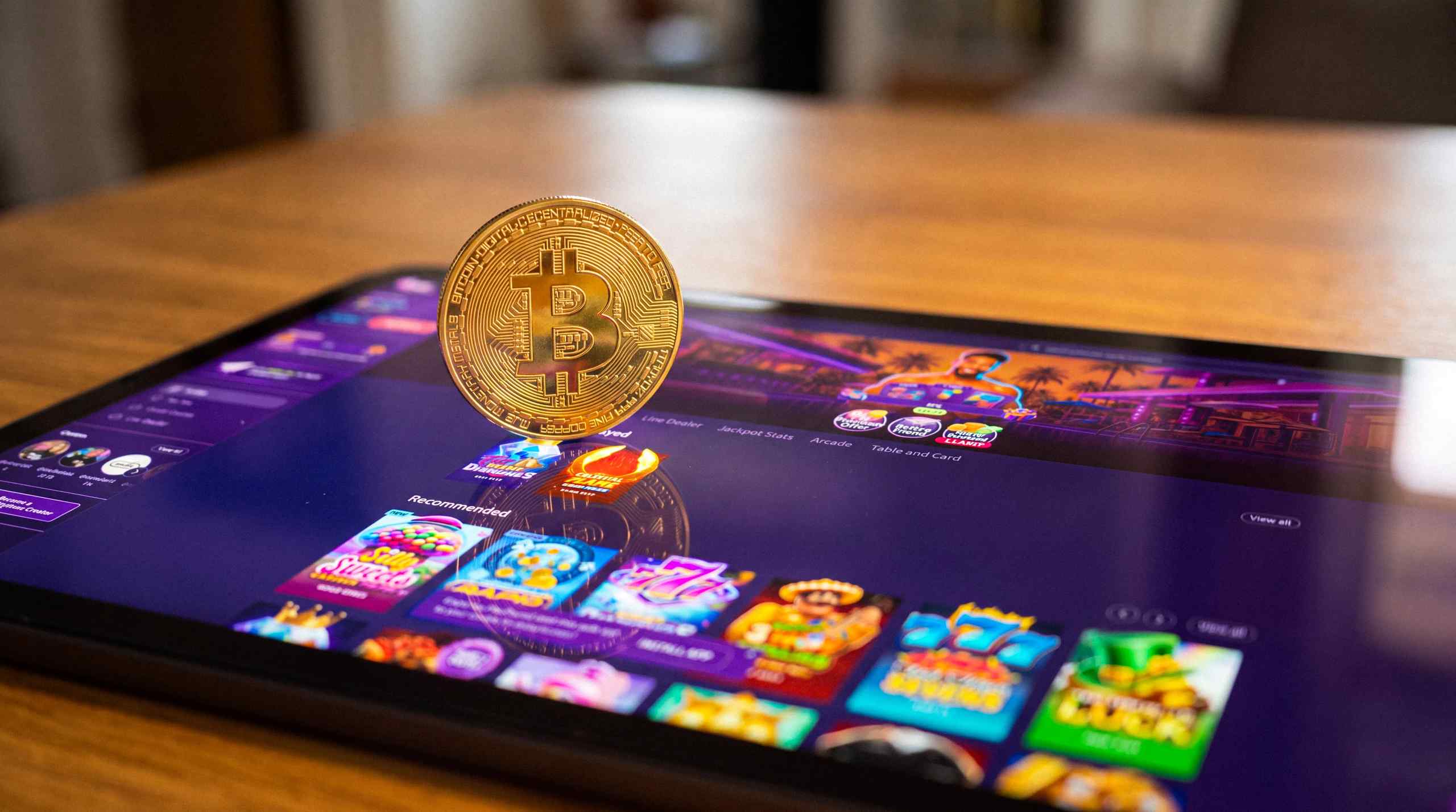 Bitcoin and PlayFame sweepstakes casino.